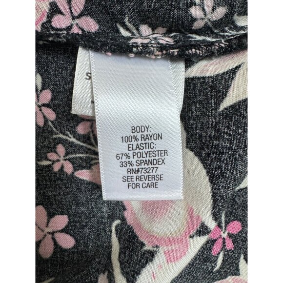 Floral Pineapple Print Smocked Bodice‎ Midi Maxi Dress w/Pockets Size 1X 16 18 - Picture 7 of 8